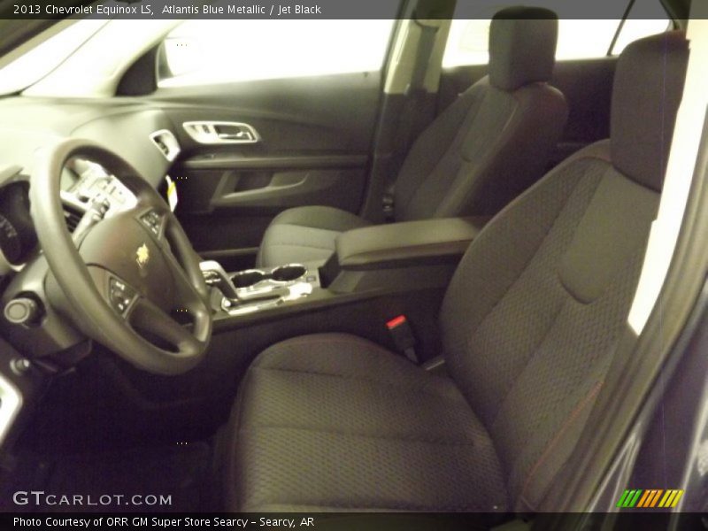 Atlantis Blue Metallic / Jet Black 2013 Chevrolet Equinox LS