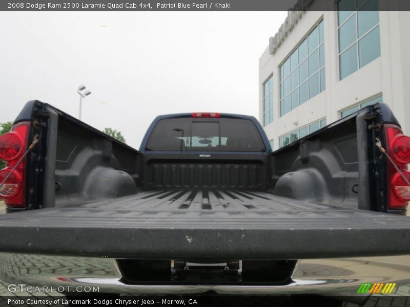 Patriot Blue Pearl / Khaki 2008 Dodge Ram 2500 Laramie Quad Cab 4x4