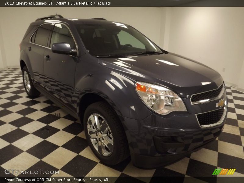 Atlantis Blue Metallic / Jet Black 2013 Chevrolet Equinox LT