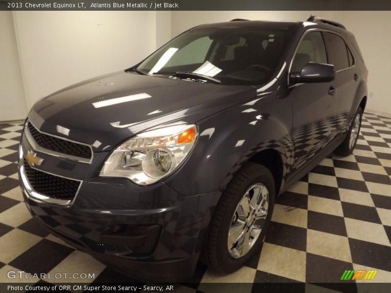Atlantis Blue Metallic / Jet Black 2013 Chevrolet Equinox LT