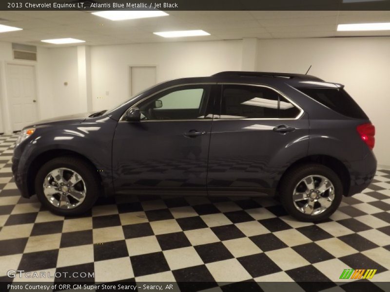 Atlantis Blue Metallic / Jet Black 2013 Chevrolet Equinox LT