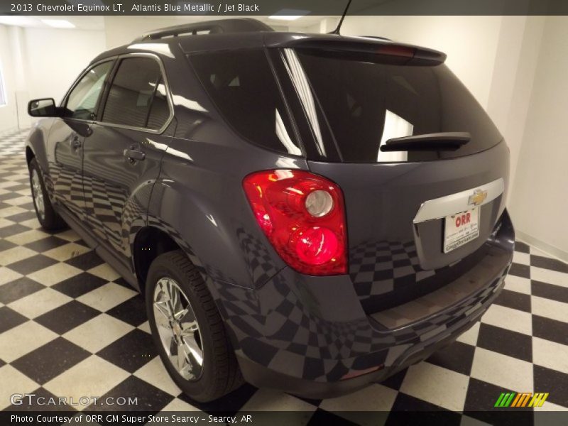 Atlantis Blue Metallic / Jet Black 2013 Chevrolet Equinox LT