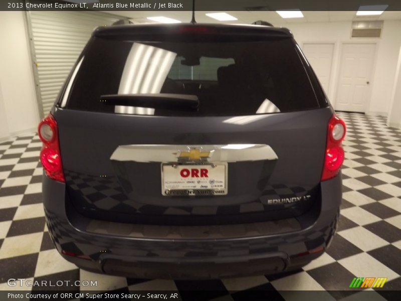 Atlantis Blue Metallic / Jet Black 2013 Chevrolet Equinox LT