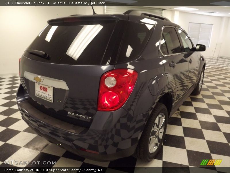 Atlantis Blue Metallic / Jet Black 2013 Chevrolet Equinox LT