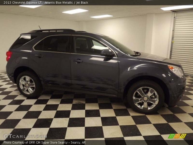 Atlantis Blue Metallic / Jet Black 2013 Chevrolet Equinox LT
