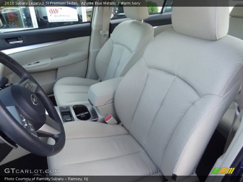 Azurite Blue Metallic / Warm Ivory 2010 Subaru Legacy 2.5i Premium Sedan