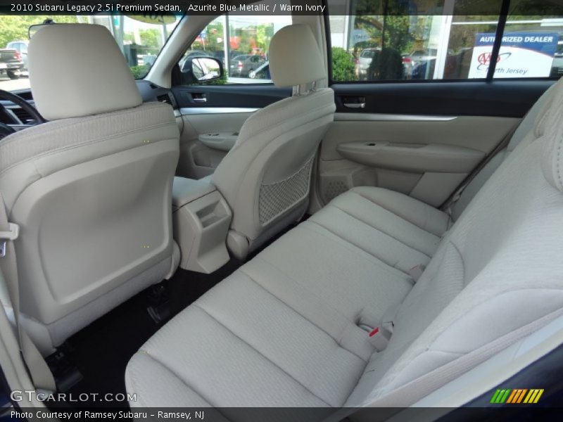 Azurite Blue Metallic / Warm Ivory 2010 Subaru Legacy 2.5i Premium Sedan
