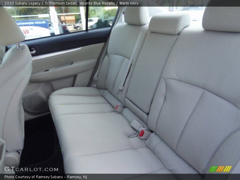 Azurite Blue Metallic / Warm Ivory 2010 Subaru Legacy 2.5i Premium Sedan