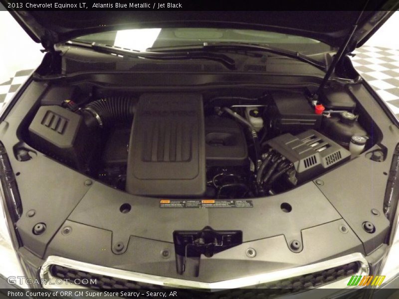 Atlantis Blue Metallic / Jet Black 2013 Chevrolet Equinox LT