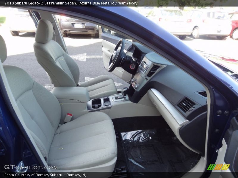 Azurite Blue Metallic / Warm Ivory 2010 Subaru Legacy 2.5i Premium Sedan
