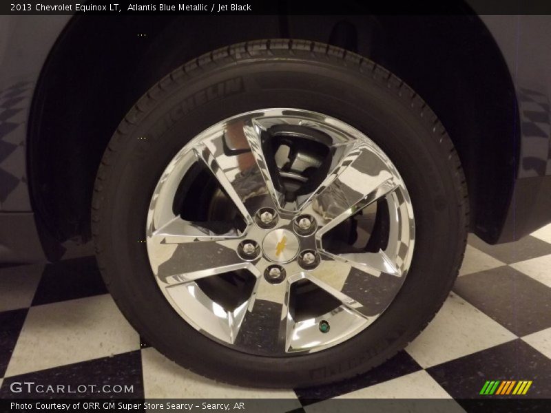 Atlantis Blue Metallic / Jet Black 2013 Chevrolet Equinox LT