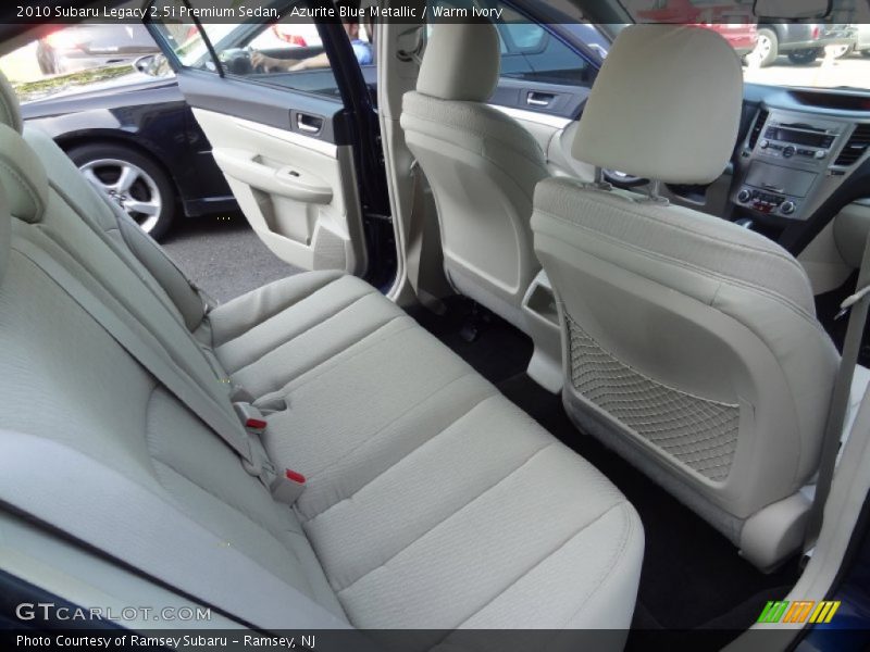 Azurite Blue Metallic / Warm Ivory 2010 Subaru Legacy 2.5i Premium Sedan