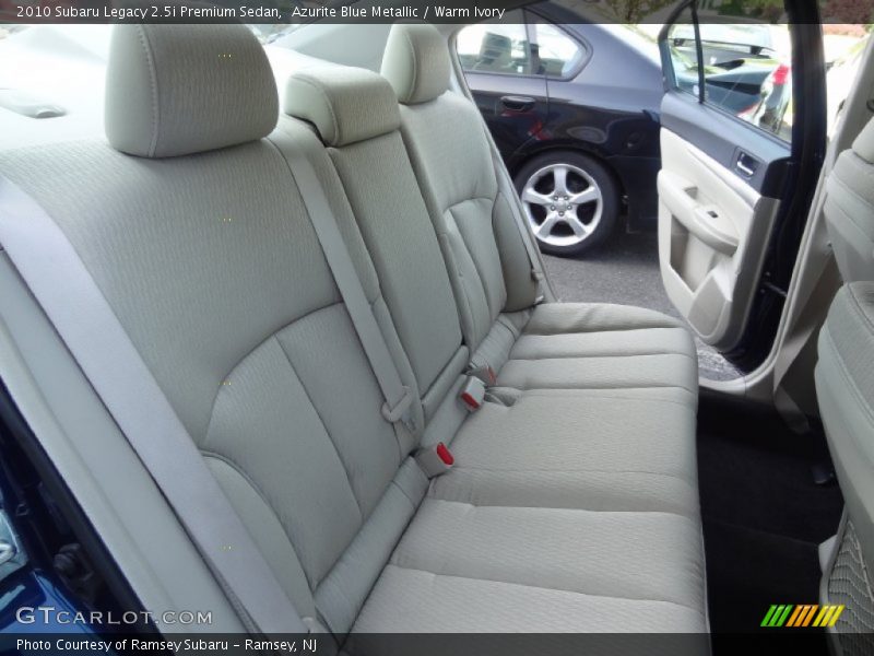 Azurite Blue Metallic / Warm Ivory 2010 Subaru Legacy 2.5i Premium Sedan