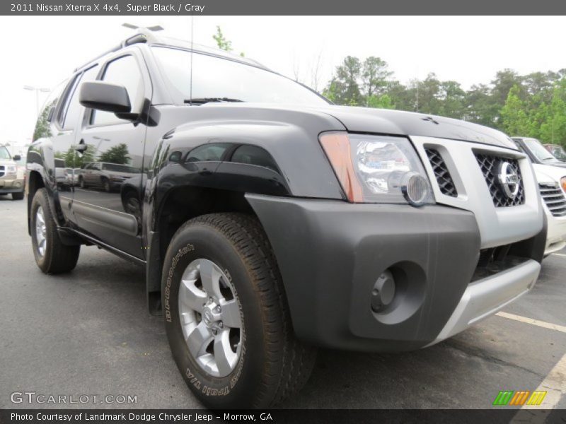 Super Black / Gray 2011 Nissan Xterra X 4x4