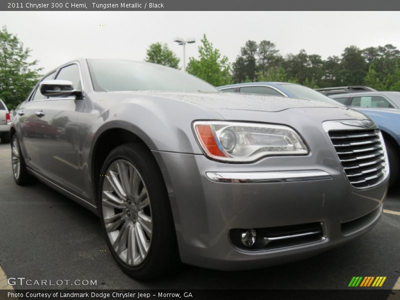 Tungsten Metallic / Black 2011 Chrysler 300 C Hemi