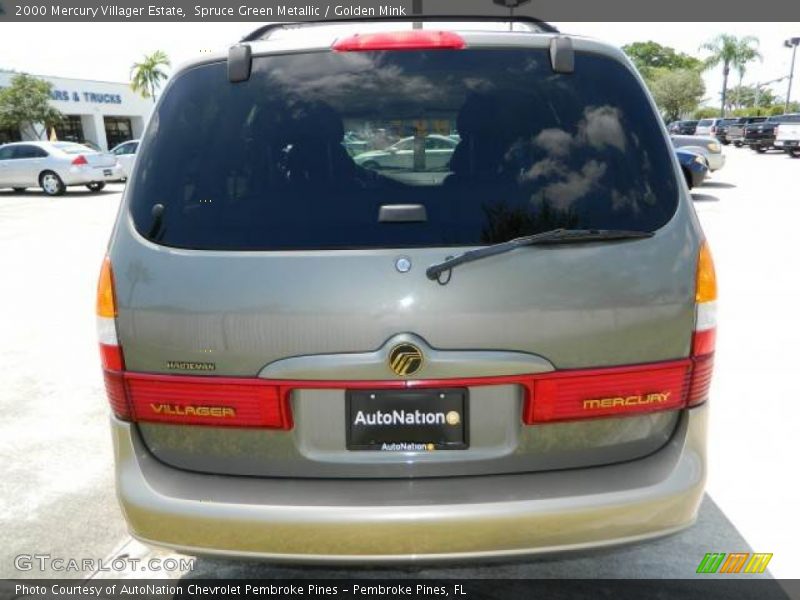 Spruce Green Metallic / Golden Mink 2000 Mercury Villager Estate