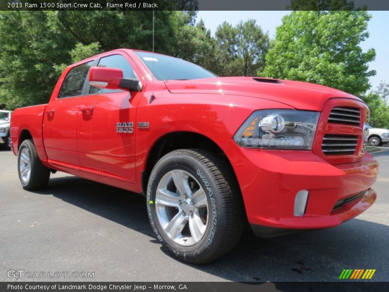 Front 3/4 View of 2013 1500 Sport Crew Cab