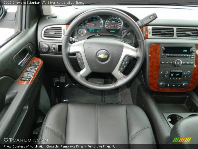 Silver Ice Metallic / Ebony 2012 Chevrolet Suburban LT
