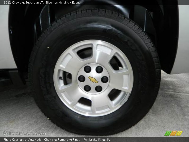 Silver Ice Metallic / Ebony 2012 Chevrolet Suburban LT