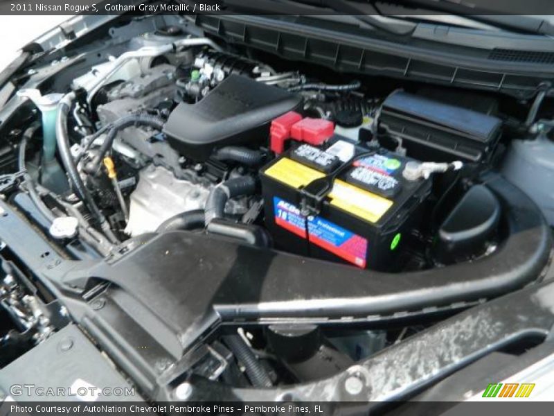 Gotham Gray Metallic / Black 2011 Nissan Rogue S
