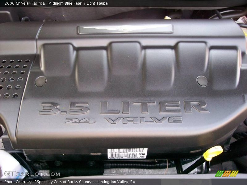 Midnight Blue Pearl / Light Taupe 2006 Chrysler Pacifica