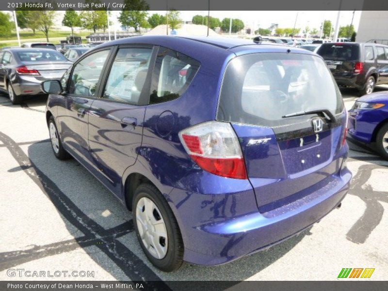 Vortex Blue Pearl / Gray 2013 Honda Fit