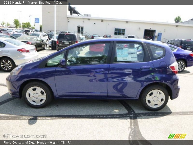 Vortex Blue Pearl / Gray 2013 Honda Fit