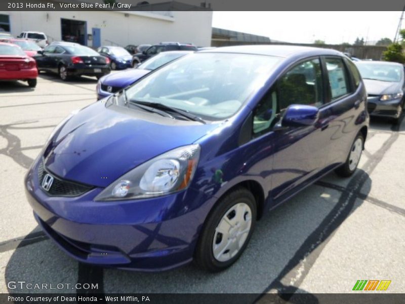 Vortex Blue Pearl / Gray 2013 Honda Fit
