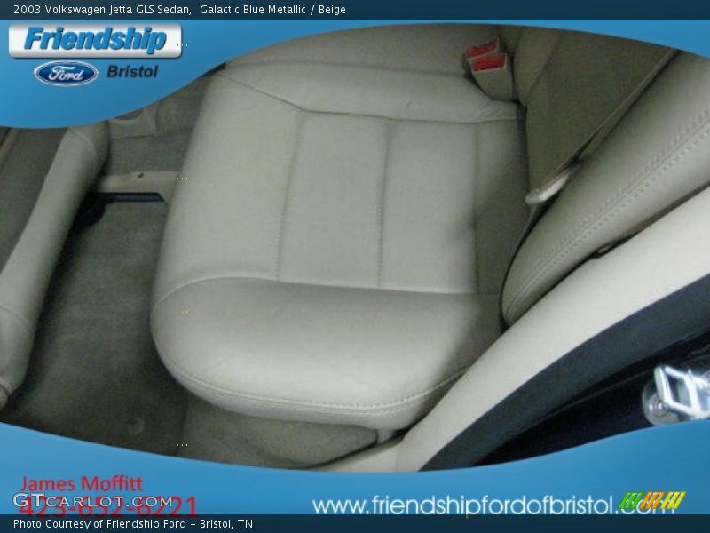 Galactic Blue Metallic / Beige 2003 Volkswagen Jetta GLS Sedan