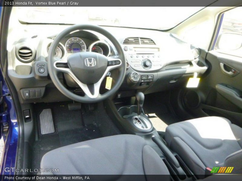 Vortex Blue Pearl / Gray 2013 Honda Fit