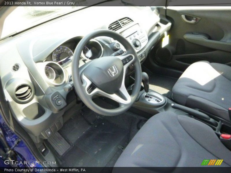 Vortex Blue Pearl / Gray 2013 Honda Fit