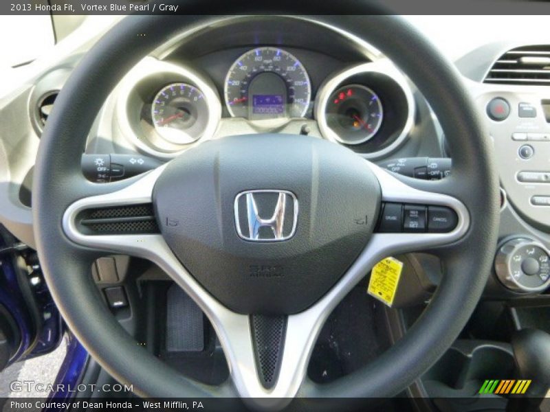 Vortex Blue Pearl / Gray 2013 Honda Fit