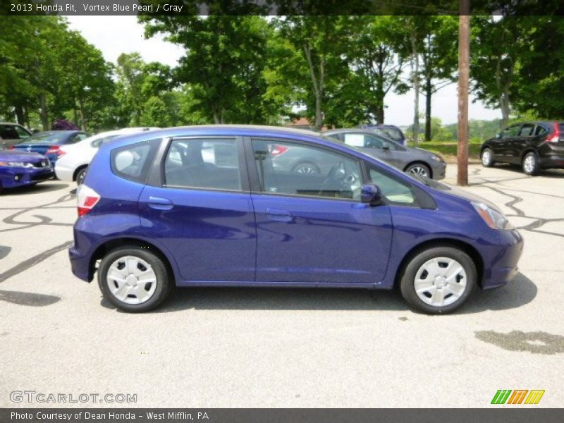 Vortex Blue Pearl / Gray 2013 Honda Fit