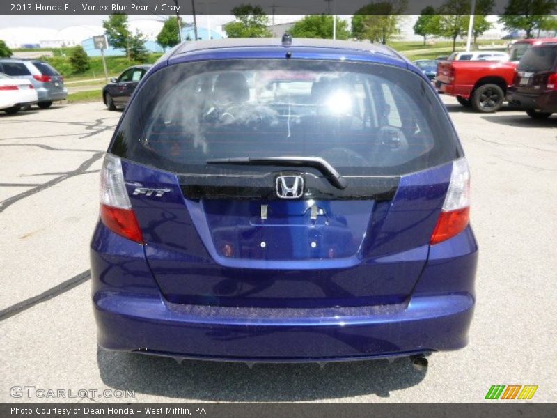 Vortex Blue Pearl / Gray 2013 Honda Fit