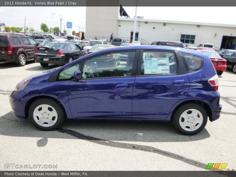 Vortex Blue Pearl / Gray 2013 Honda Fit