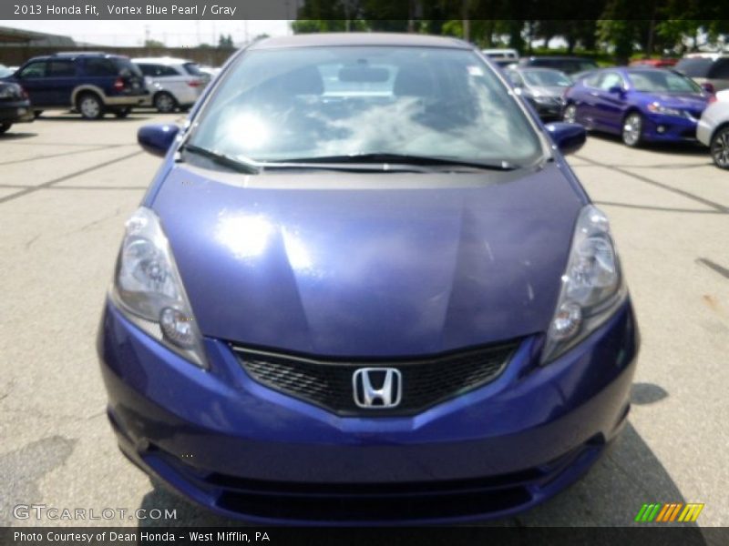 Vortex Blue Pearl / Gray 2013 Honda Fit