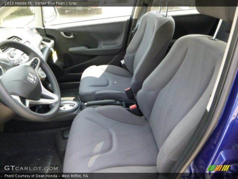 Vortex Blue Pearl / Gray 2013 Honda Fit