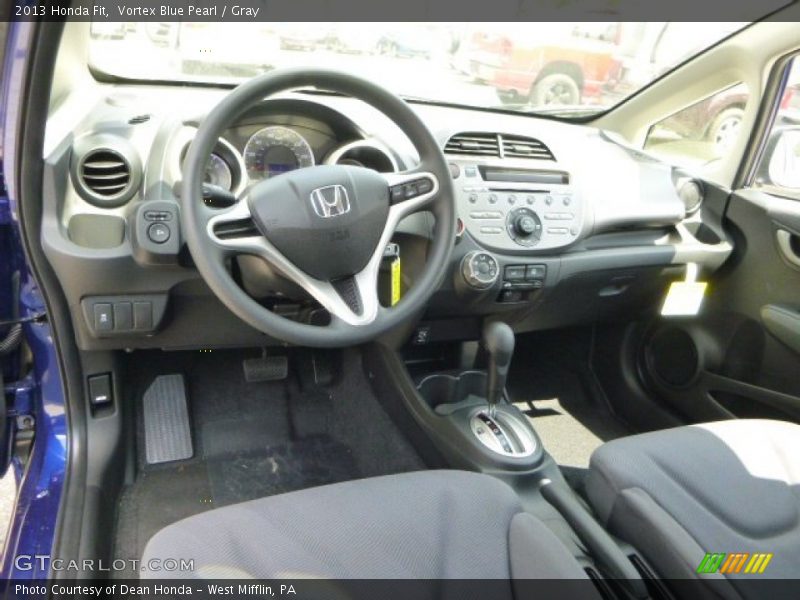 Vortex Blue Pearl / Gray 2013 Honda Fit