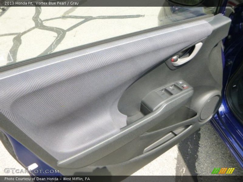 Vortex Blue Pearl / Gray 2013 Honda Fit