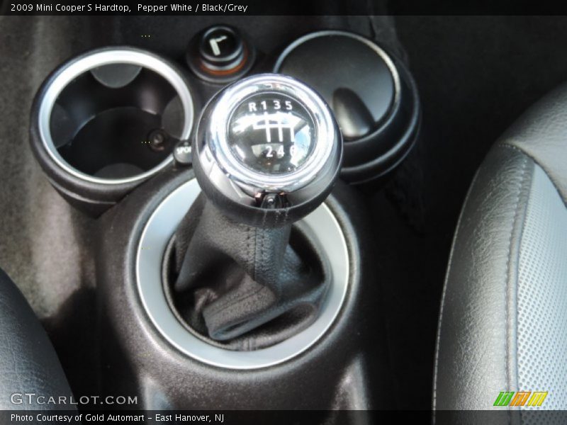 Pepper White / Black/Grey 2009 Mini Cooper S Hardtop