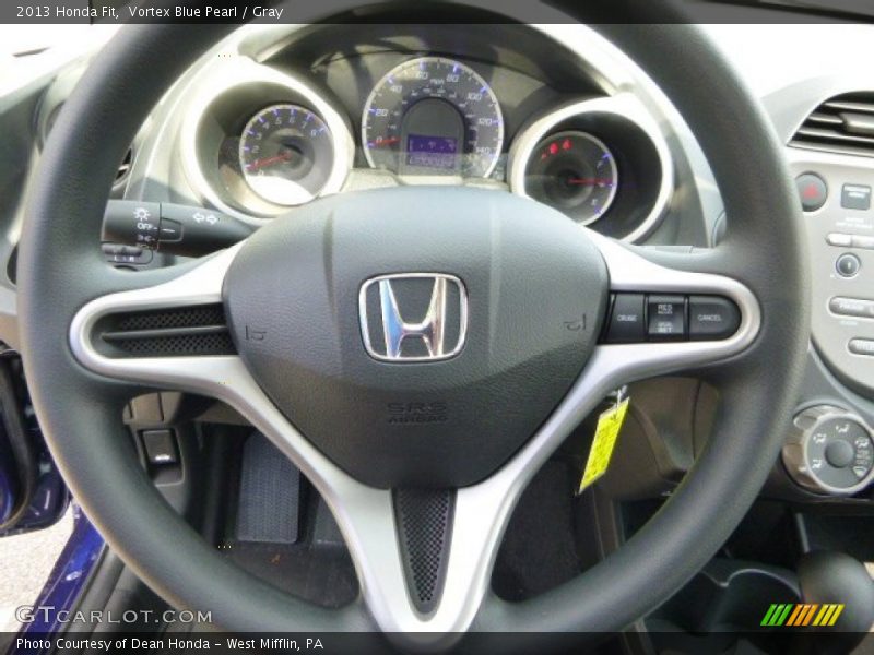 Vortex Blue Pearl / Gray 2013 Honda Fit