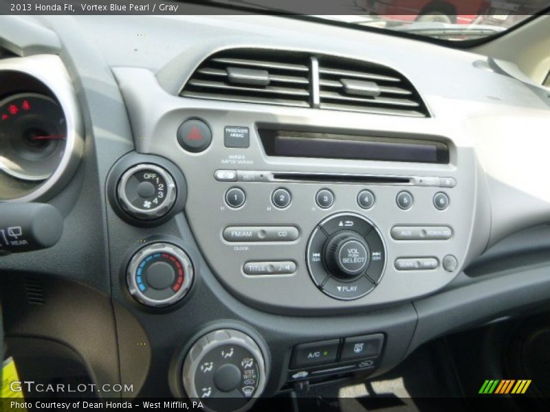Vortex Blue Pearl / Gray 2013 Honda Fit