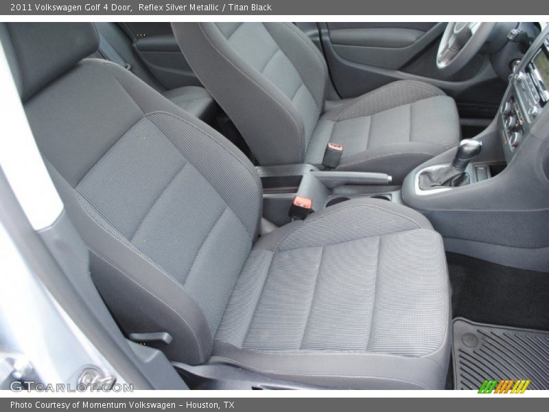 Reflex Silver Metallic / Titan Black 2011 Volkswagen Golf 4 Door