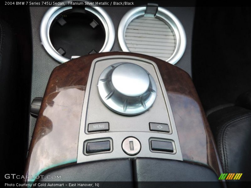 Titanium Silver Metallic / Black/Black 2004 BMW 7 Series 745Li Sedan