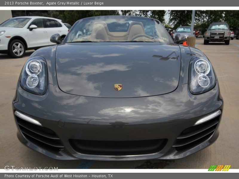 Agate Grey Metallic / Luxor Beige 2013 Porsche Boxster