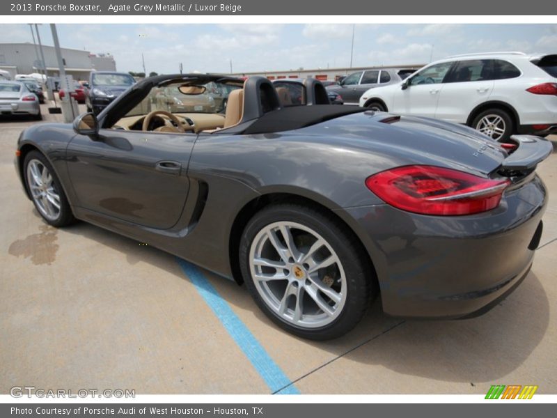 Agate Grey Metallic / Luxor Beige 2013 Porsche Boxster