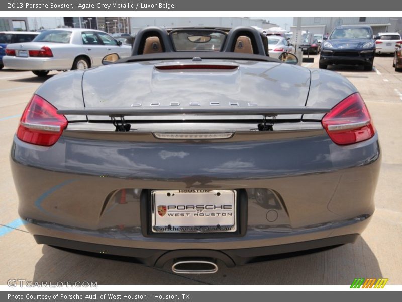 Agate Grey Metallic / Luxor Beige 2013 Porsche Boxster