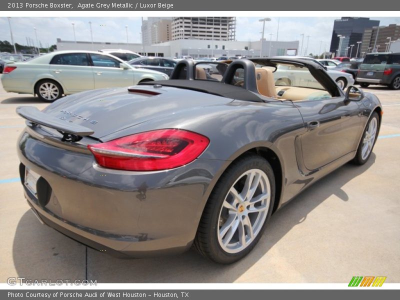 Agate Grey Metallic / Luxor Beige 2013 Porsche Boxster