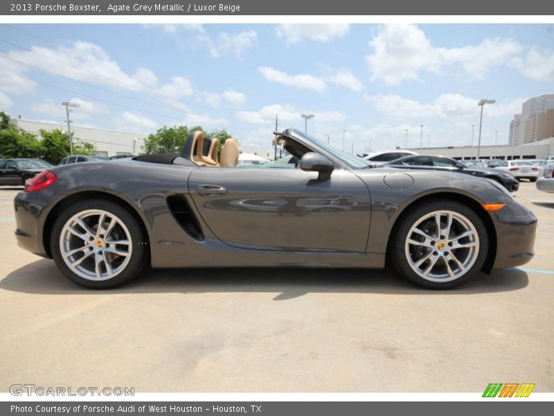 Agate Grey Metallic / Luxor Beige 2013 Porsche Boxster