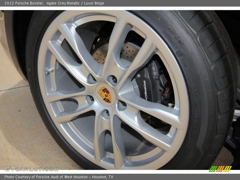 Agate Grey Metallic / Luxor Beige 2013 Porsche Boxster